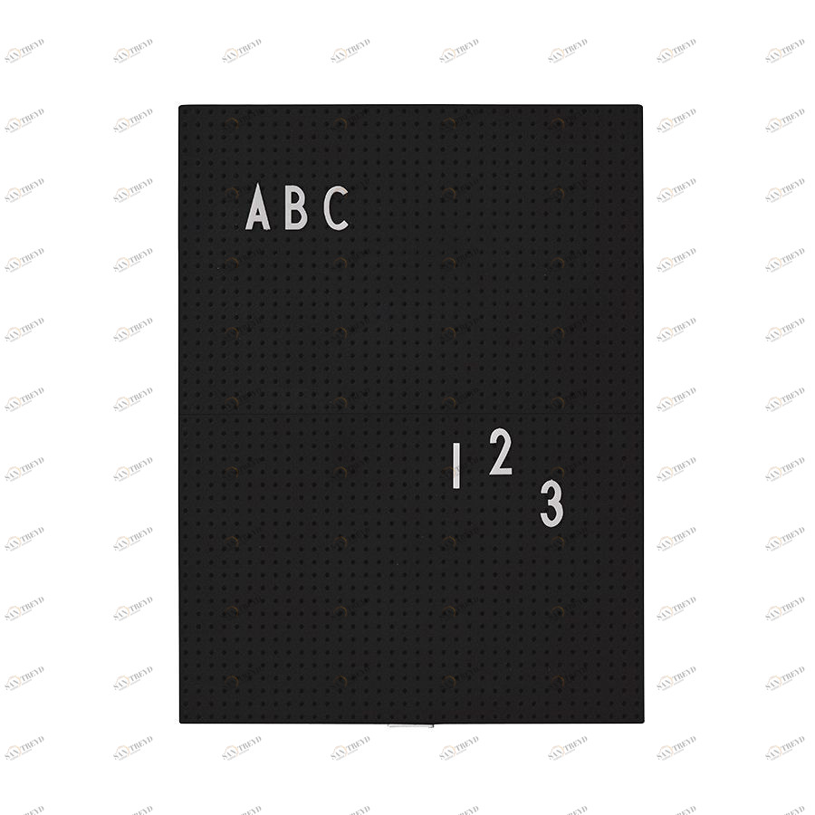 Доска для объявлений A4 черная Design Letters 20203100BLACK