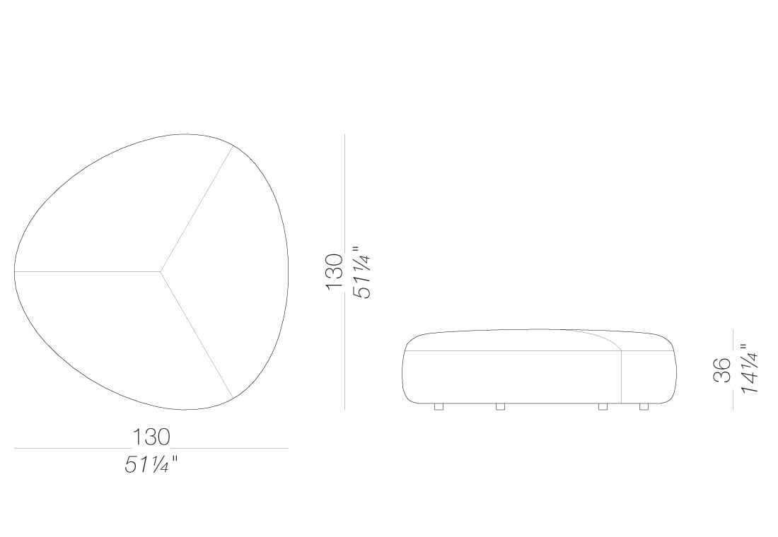 Ткань съемный сад пуфик Lapalma KIPU OUTDOOR ARCH-00102720 - Вид №38
