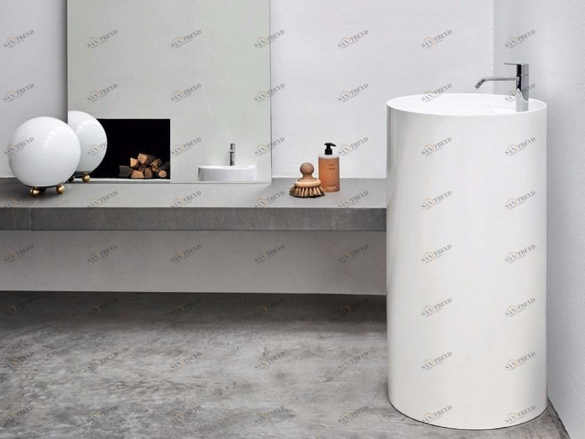 Напольная раковина стоящая овальная Nic Ovvio sun-id-1397206