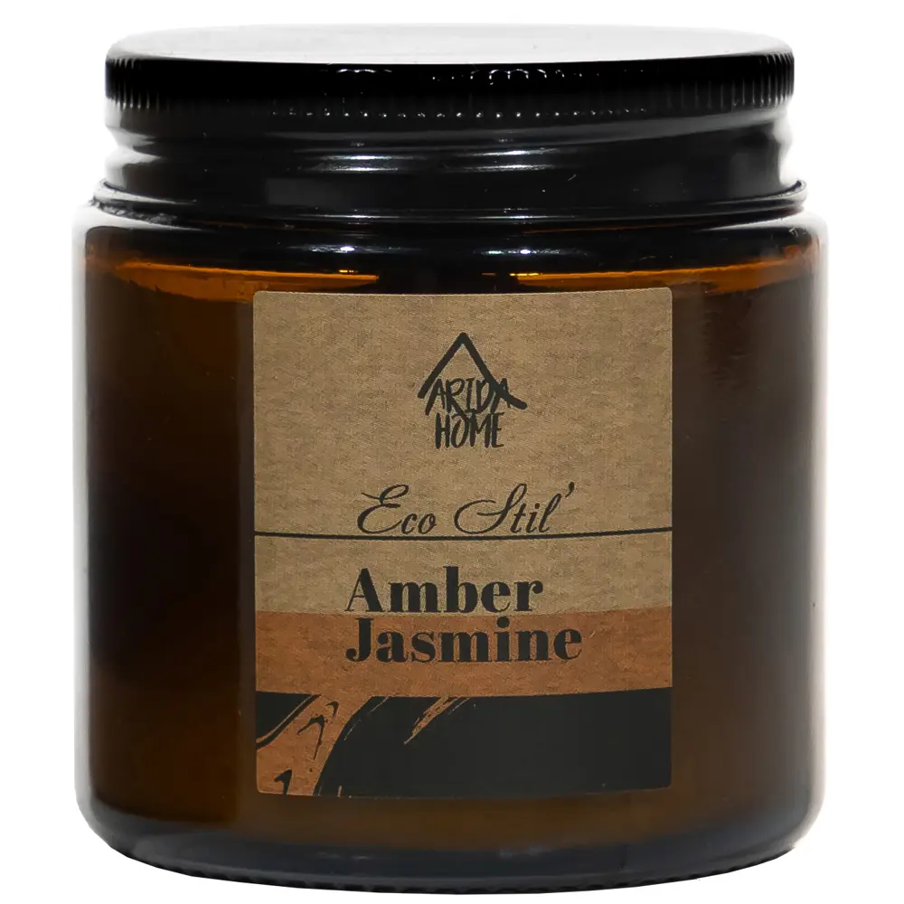 Свеча в стакане ароматизированная Eco Stil Амбра и жасмин ARIDA HOME STLM-2087617