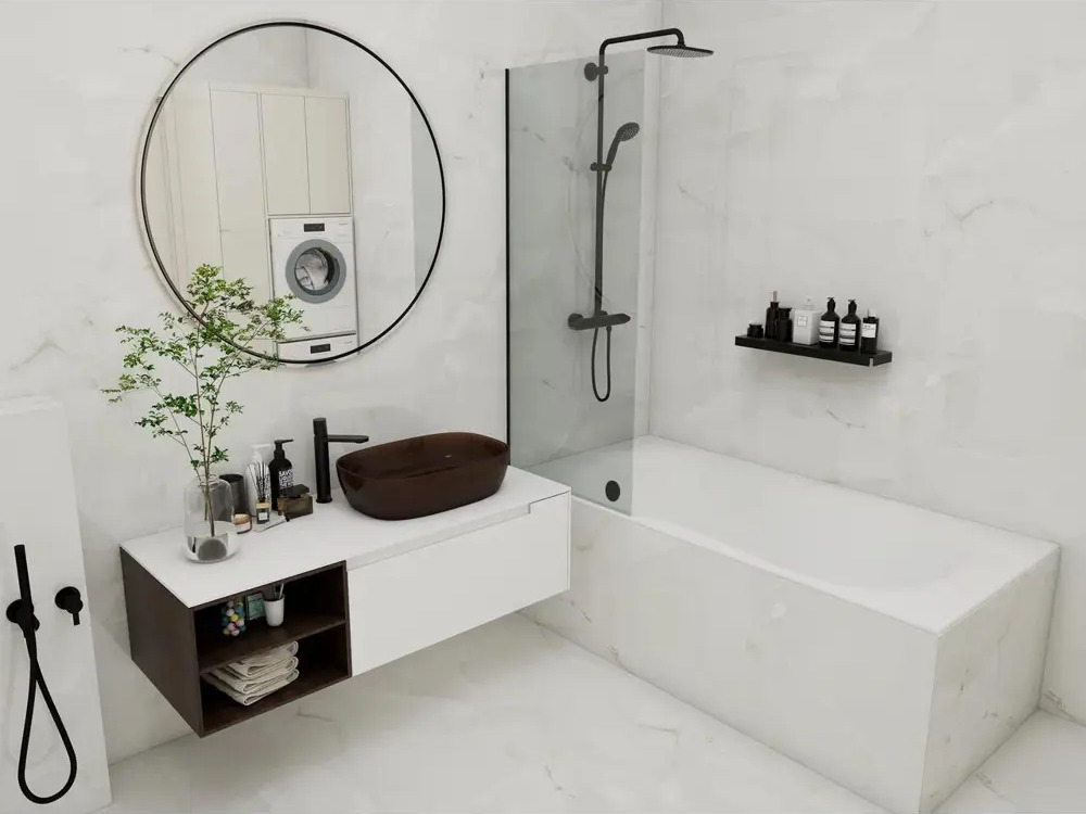 91026158 Керамогранит Velsaa Prizma onix RP-129716 60x120см 1.44 м² цвет белый, цена за упаковку STLM-0446659