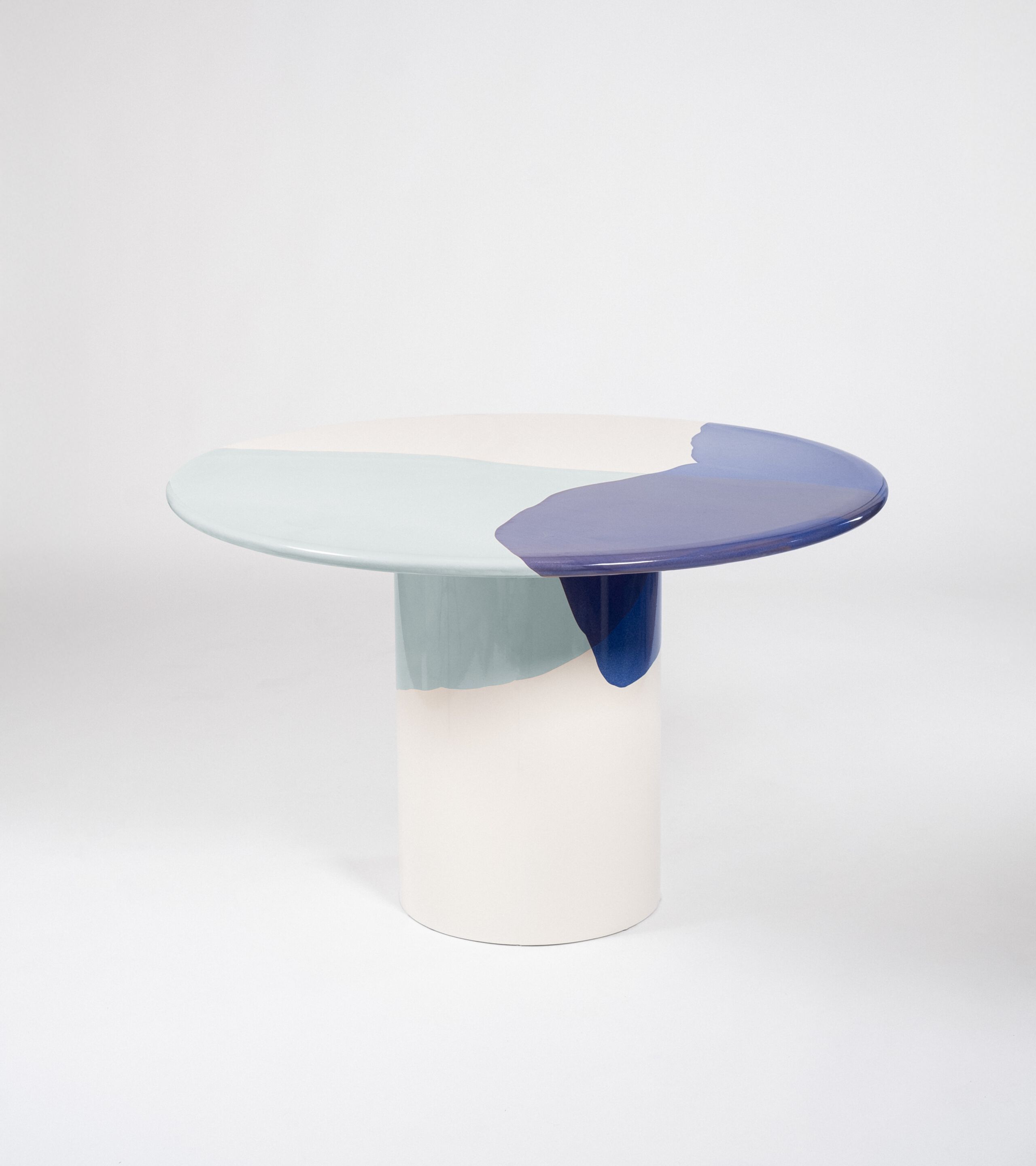 Круглый обеденный стол из эмалированной стали Patrick Jouin Edition Drop ARCH-00094162 - Вид №7