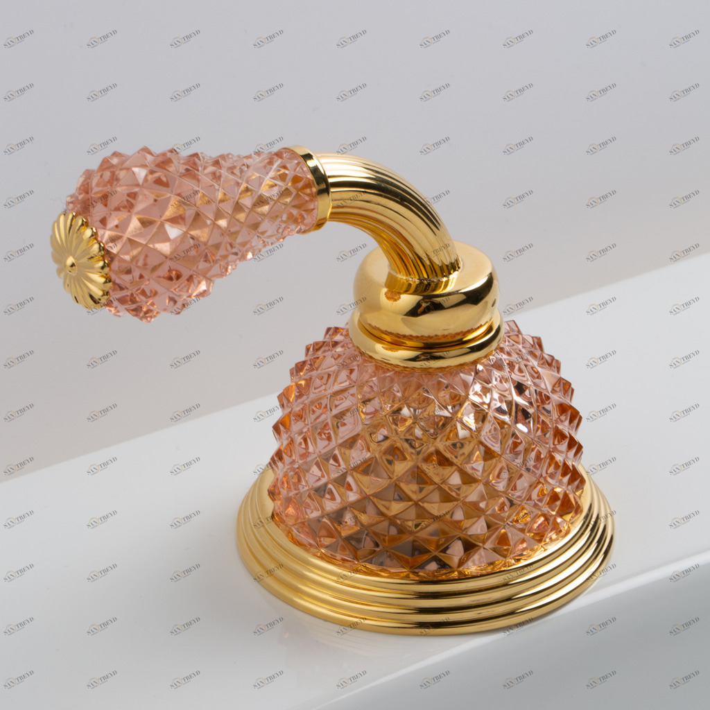 C56-126H C56-126H Клапан на ободе 1/2 ”H РУЧКА КУПОЛЬНАЯ DI Cristal & Bronze DÔME À MANETTES DIAMANT 