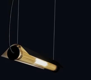 DCW éditions Светодиодная подвесная лампа из боросиликатного стекла In the tube 360°