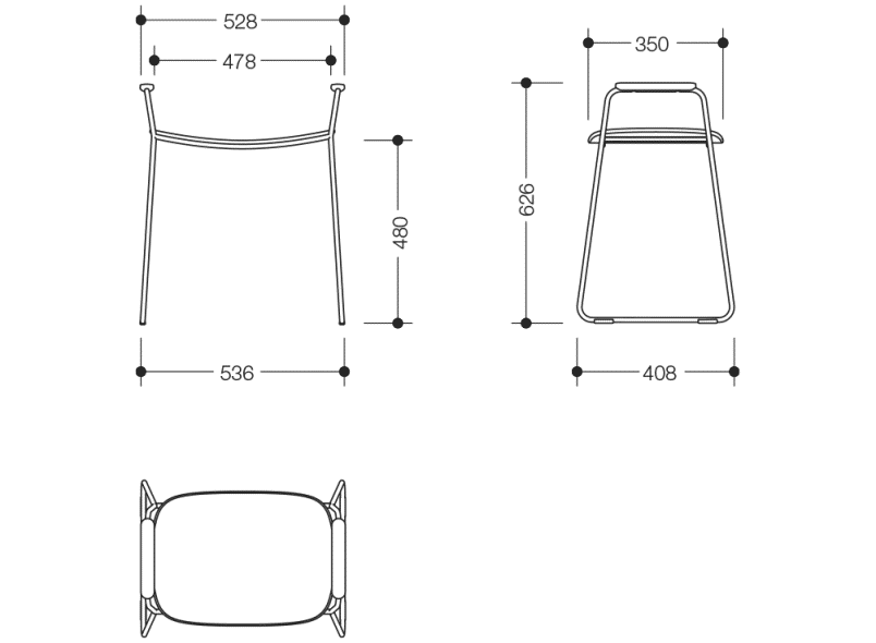 950.51.30240 табурет для душа HEWI System 900 - Вид №8