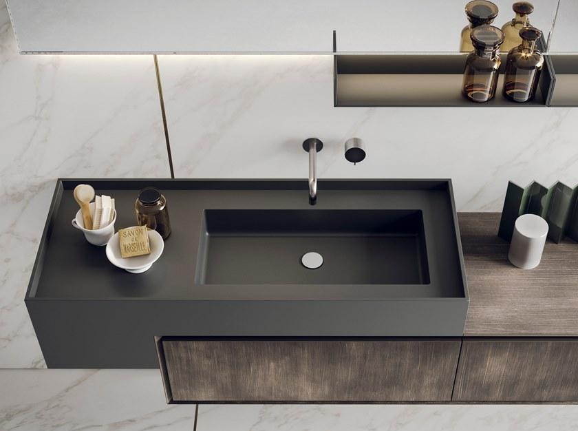 NOVELLO Тумба под умывальник, лакированная, с зеркалом Libera+ sun-id-1475284 - Вид №1