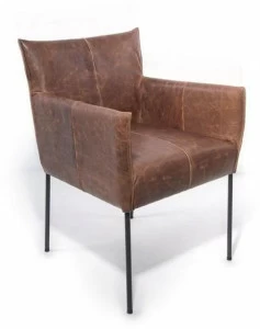 Jess Кожаное кресло с подлокотниками Forward