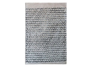 Ковер ручной работы из шерсти с геометрическим рисунком