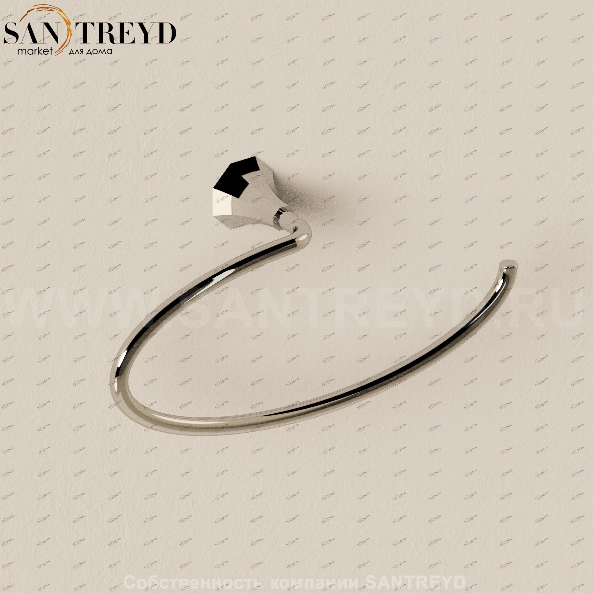 Flaminia EVERGREEN Полотенцедержатель хромированный EGAN.CR Ceramica Flaminia EGANCR