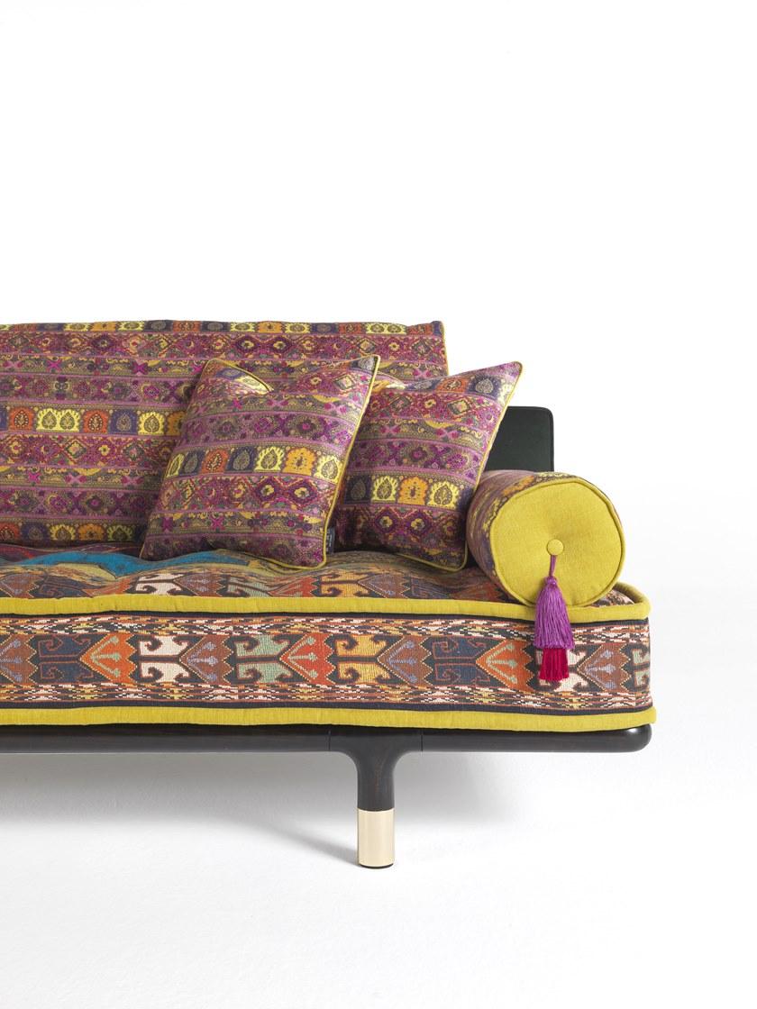 ETRO Home Interiors Тафтинговый 4-местный тканевый диван Woodstock E.woo.211.a - Вид №2