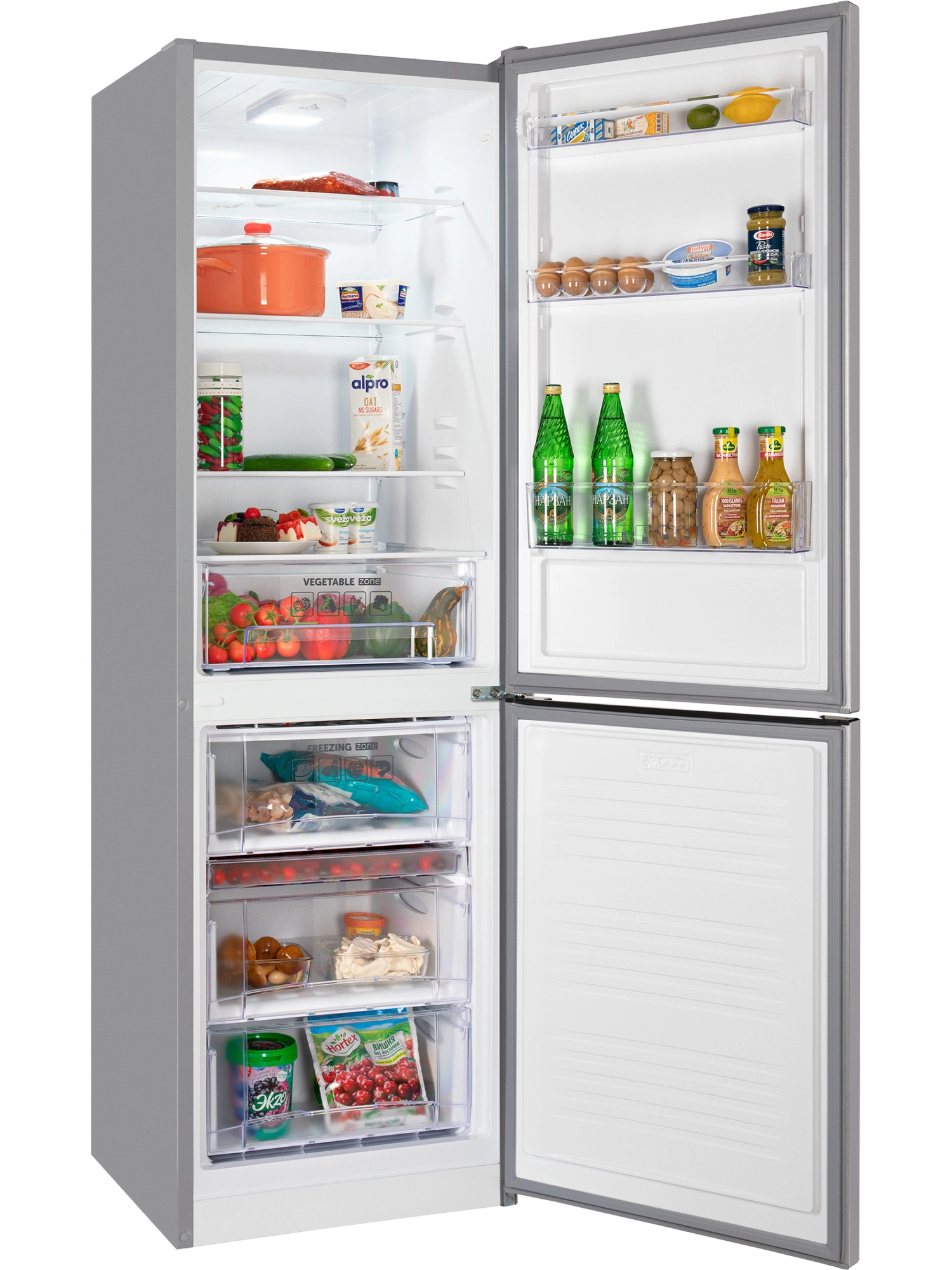 9291898 Холодильник с морозильником   NORD NRB 152 S серебристый STDN-0063770 - Вид №1