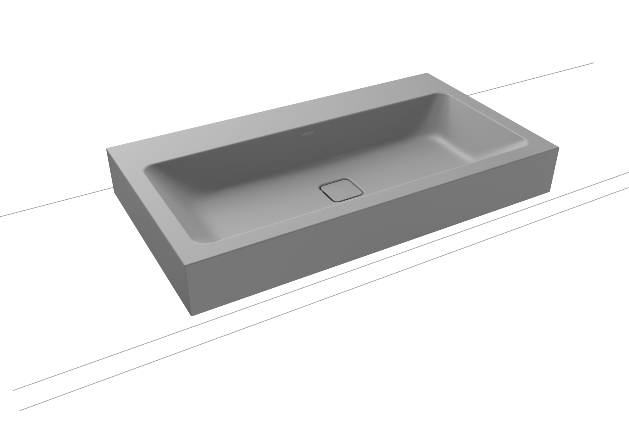 Умывальник KALDEWEI Сталь эмалированная 3086 453 холодный серый 30 30863319453
