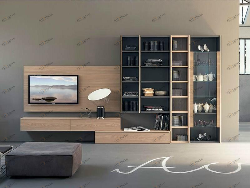 Fimar Отдельностоящий книжный шкаф с подставкой под телевизор Edis system sun-id-1358078