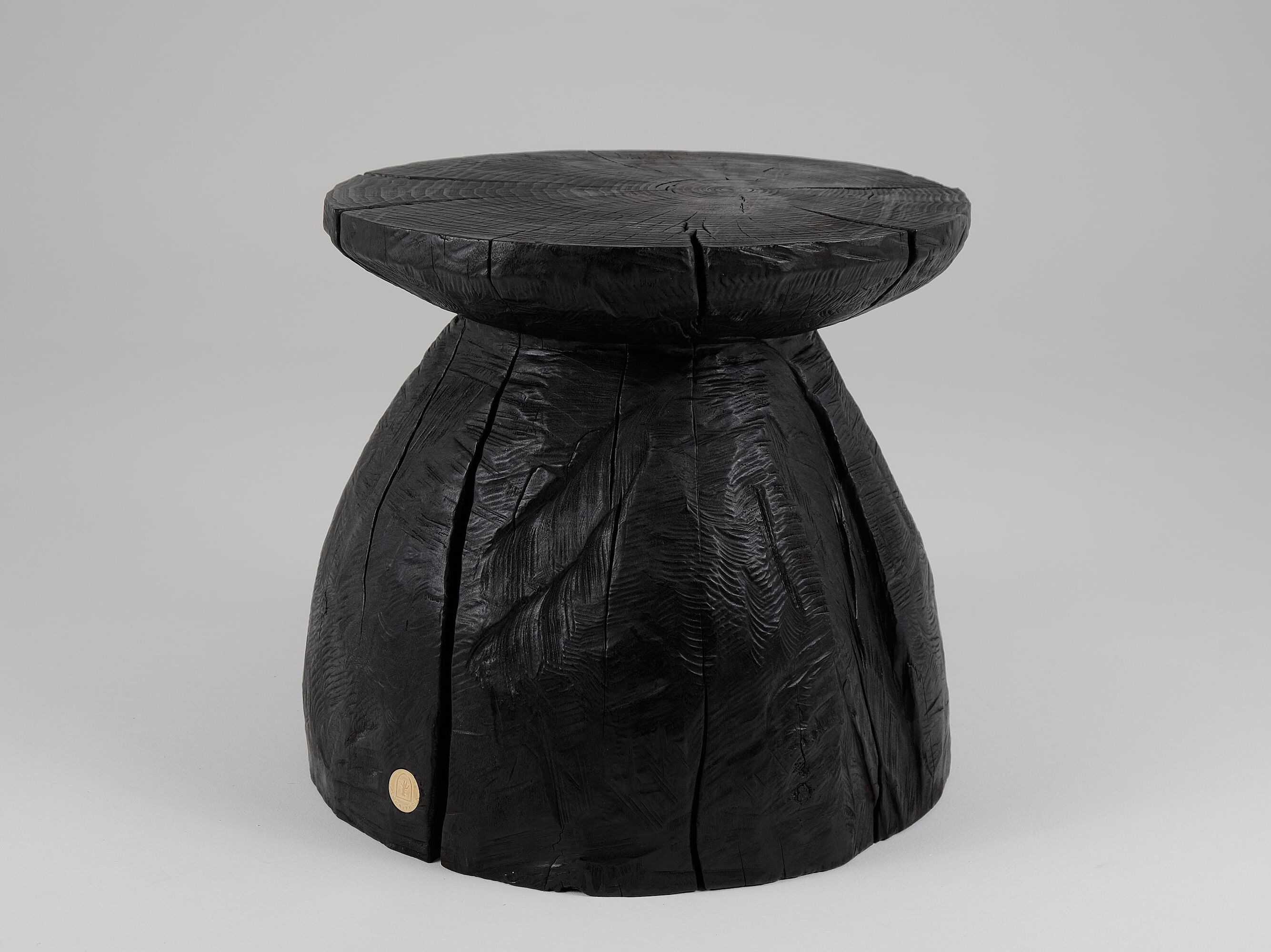 Круглый журнальный столик из дуба Logniture Jownik ARCH-00060525