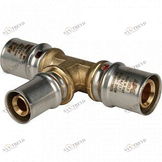 Тройник переходной STOUT 20х16х20 под пресс SFP0005201620