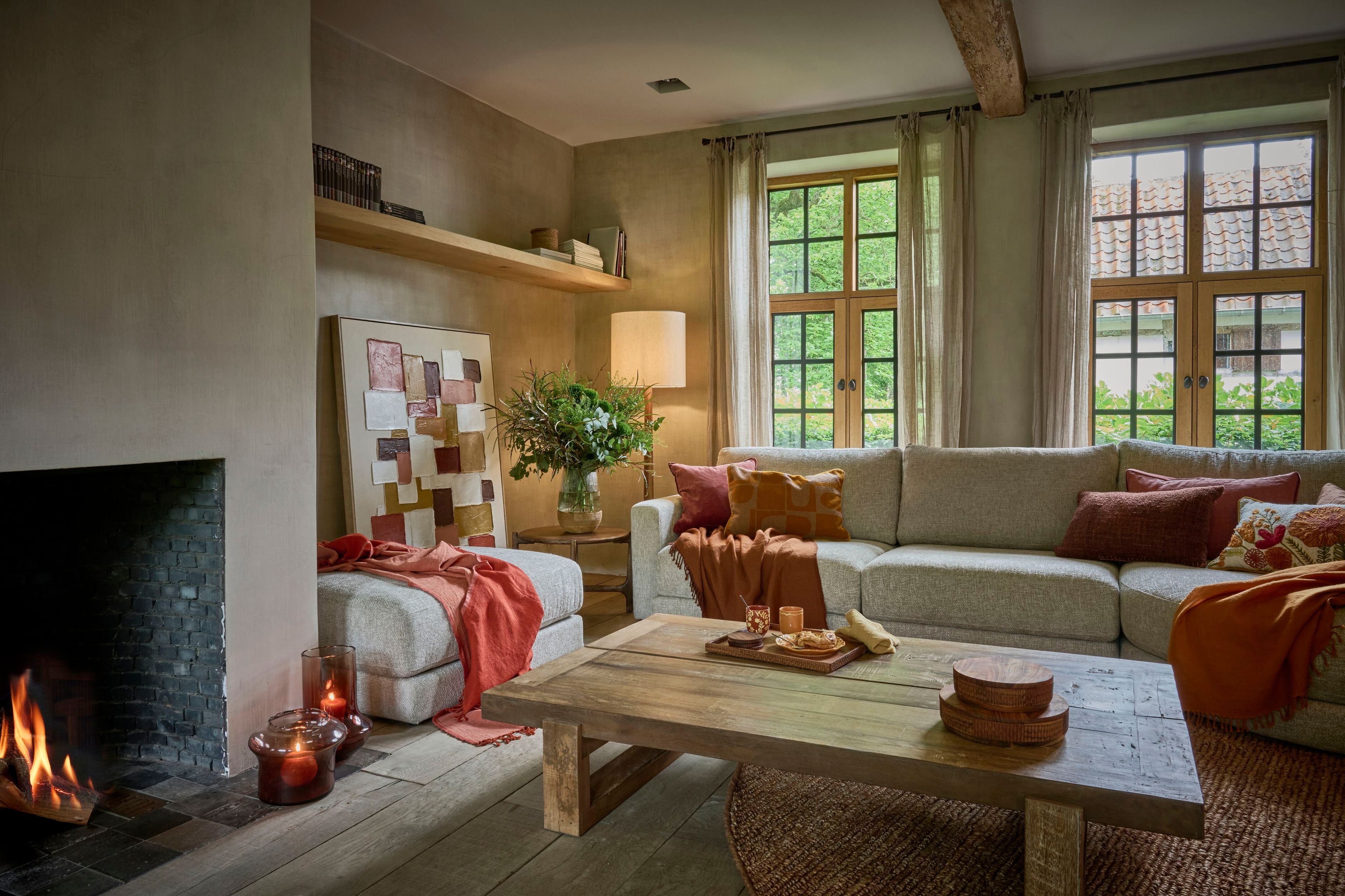 Прямоугольный журнальный столик из мелиорированного дерева POMAX Андалусия ARCH-00128099 - Вид №5