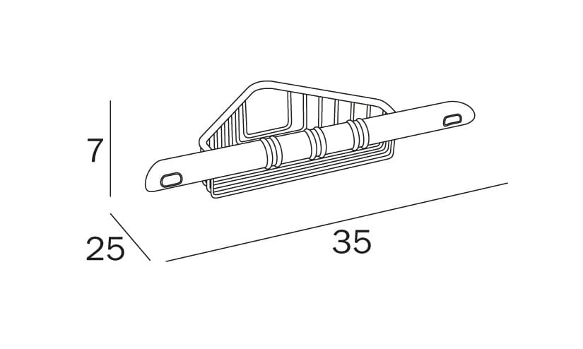 Угловая ручка для ванной комнаты для душа INDA® HOTELLERIE ARCH-00037927 - Вид №2