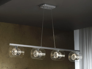 033411 Подвесной светильник 4L Schuller Flash
