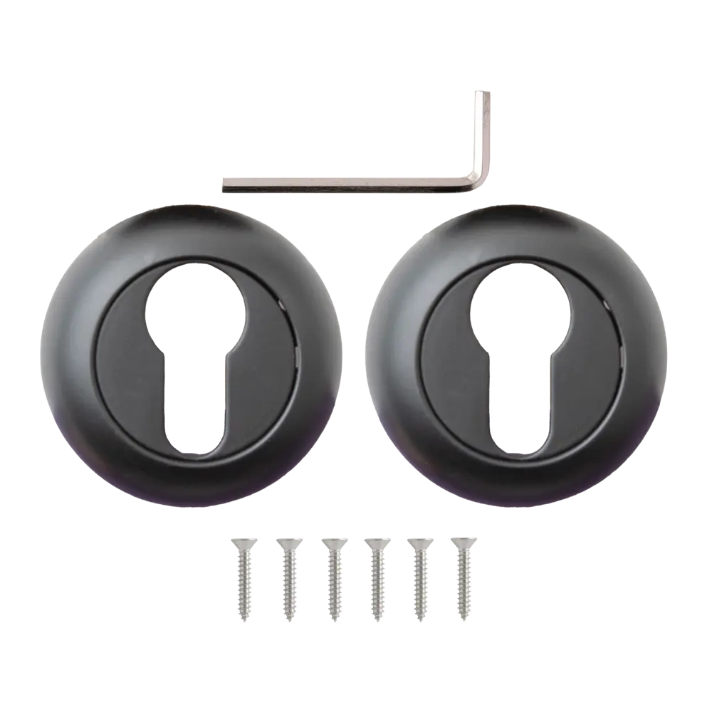 Накладка на замочную скважину Armex DP-C-14 53x53 мм цвет черный STLM-2093777 - Вид №1