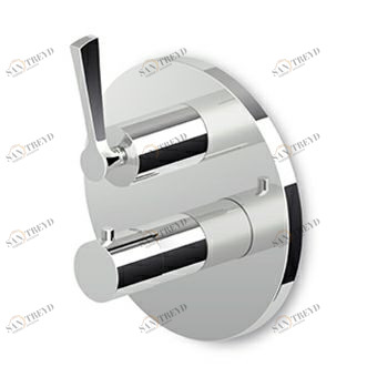 ZB2800 - R97800 Встраиваемый термостатический смеситель для душа 1/2 "с запорным клапаном, для универсального встраиваемого корпуса Zetasystem R97800. Zucchetti Bellagio 