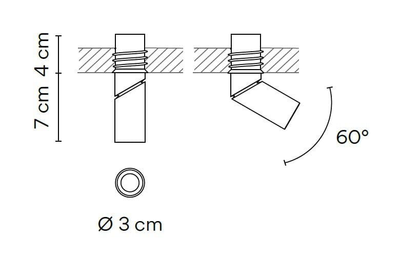 Утопленный светодиодный прожектор Vibia Bind Solo ARCH-00083702 - Вид №6