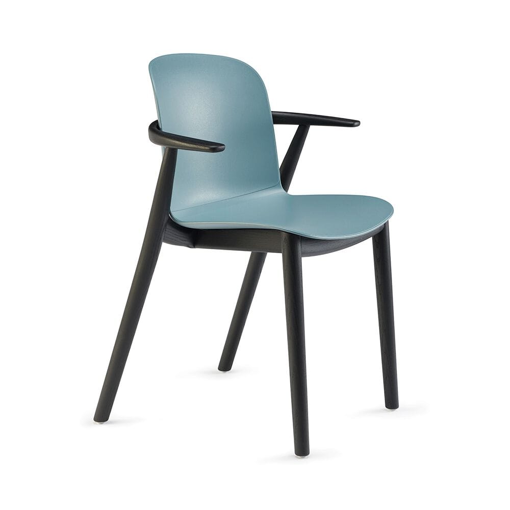 Стул из полипропилена и дерева с подлокотниками Infiniti Relief ARCH-00048986 - Вид №5