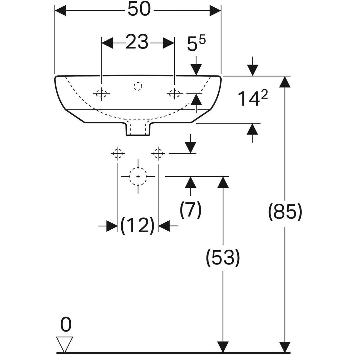 Мытье рук в витрине Geberit Selnova ARCH-00109326 - Вид №3