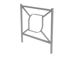 Стальной забор с порошковым покрытием