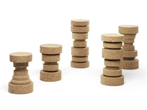 Пробковый журнальный столик / табурет