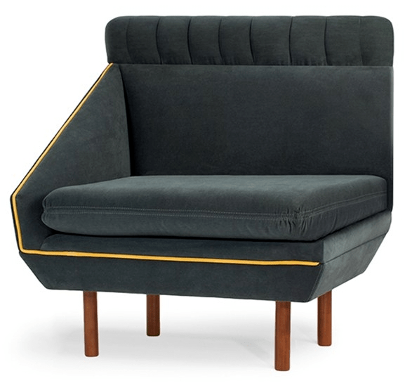 Mambo Unlimited Ideas Модульное кресло из ткани с высокой спинкой Agnes sun-id-1420962 - Вид №1