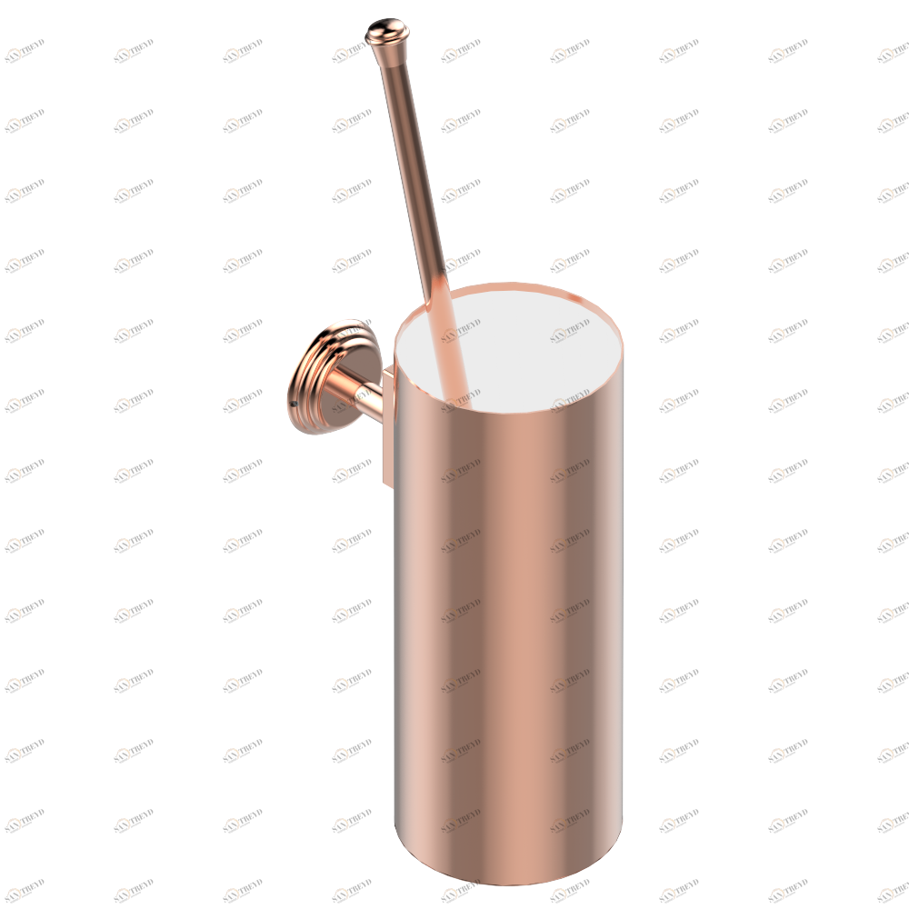 U5J-4720 Стакан настенный и щётка для унитаза Thg-paris Rose Розовое золото U5J-4720 CAT.F