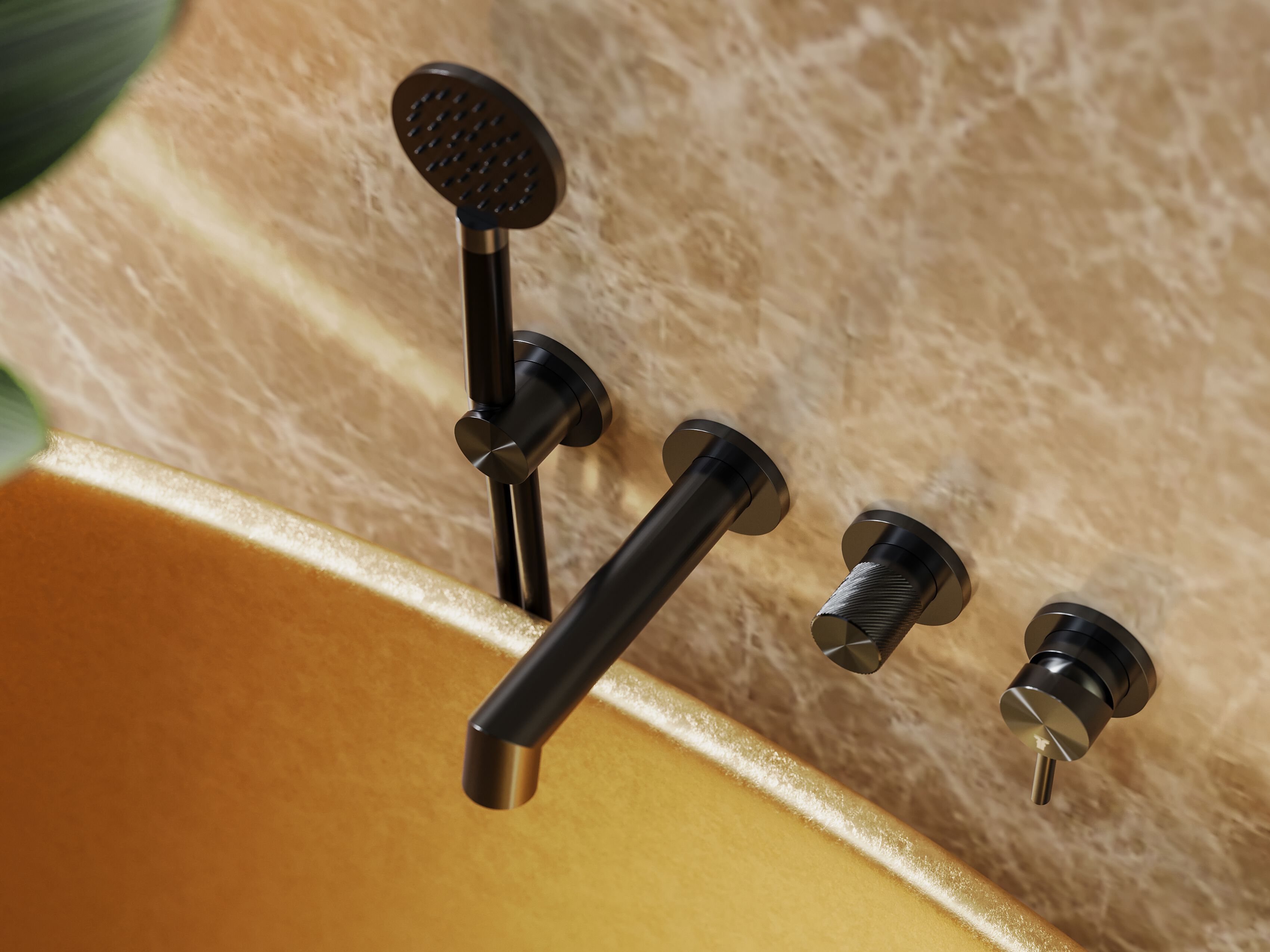 Смеситель для ванны из нержавеющей стали Fontealta ARCH-00094975 - Вид №1