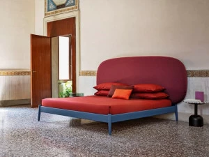 Miniforms Двуспальная кровать с мягким изголовьем