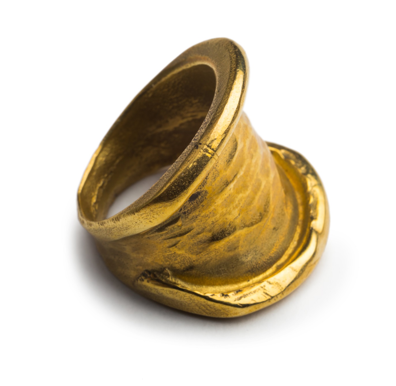 S1 Кольцо, латунь, цвет золотой без патины Arisztid Szendy Santreyd 
