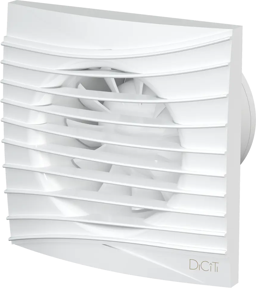 85225401 Вентилятор осевой вытяжной Diciti Silent 4C MRH D100 мм 25 дБ 90 м³/ч обратный клапан датчик влажности цвет белый STLM-0060025