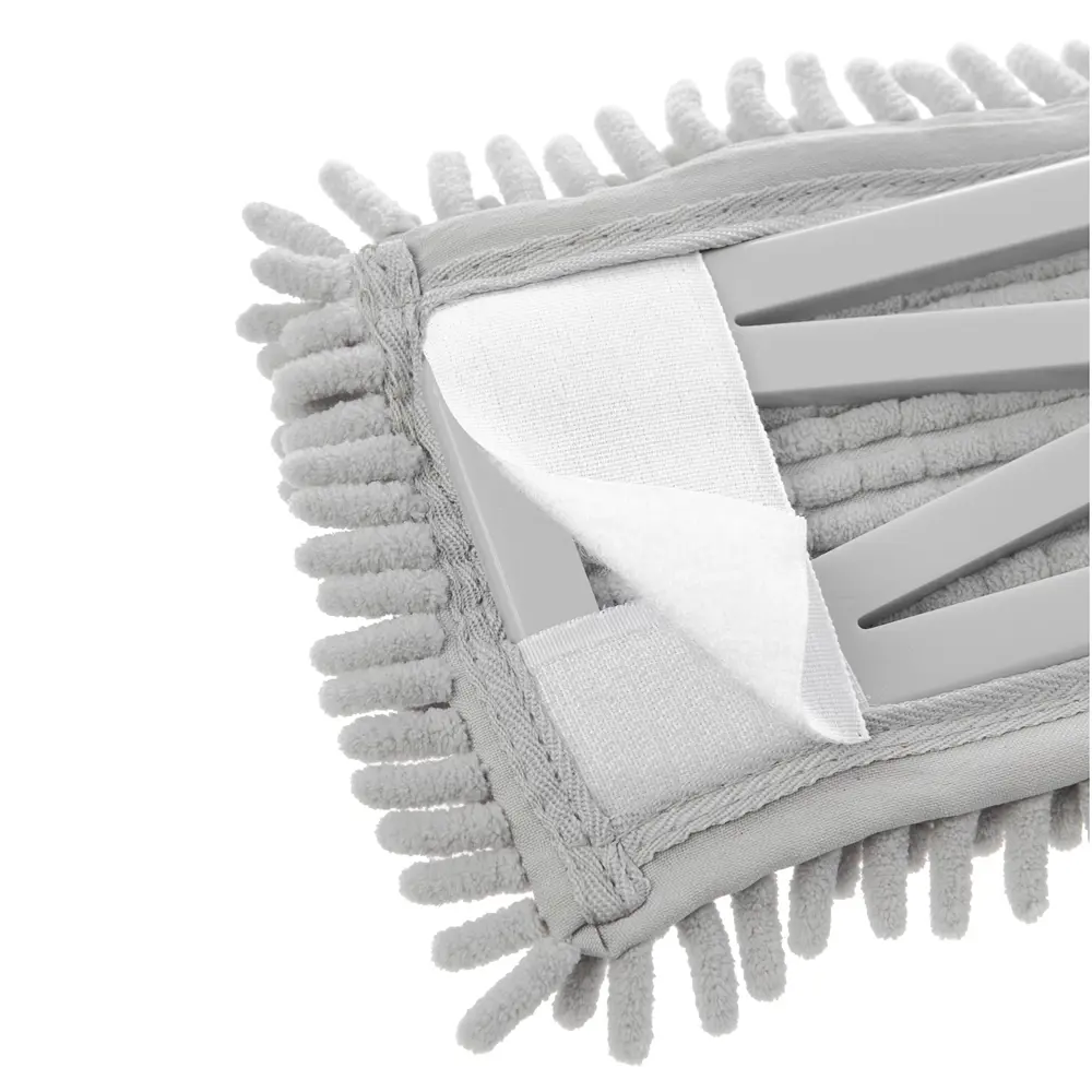 Насадка на швабру Home Queen микрофибра 40x12 см цвет серый HOMEQUEEN STLM-2167833 - Вид №3