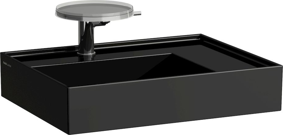 H8103340201121 Раковина с полочкой справа, со специальным скрытым сливом LAUFEN PRO - Вид №15