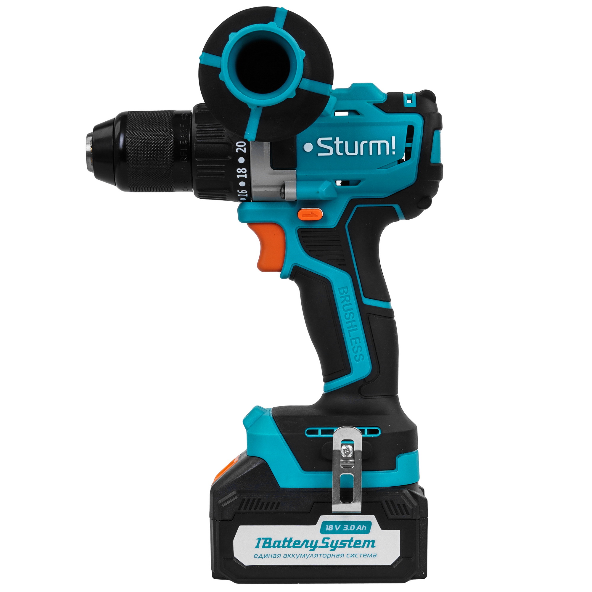 Дрель-шуруповерт Sturm! CD2080 1BatterySystem 1BatterySystem 18V 9127182 STDN-0136400