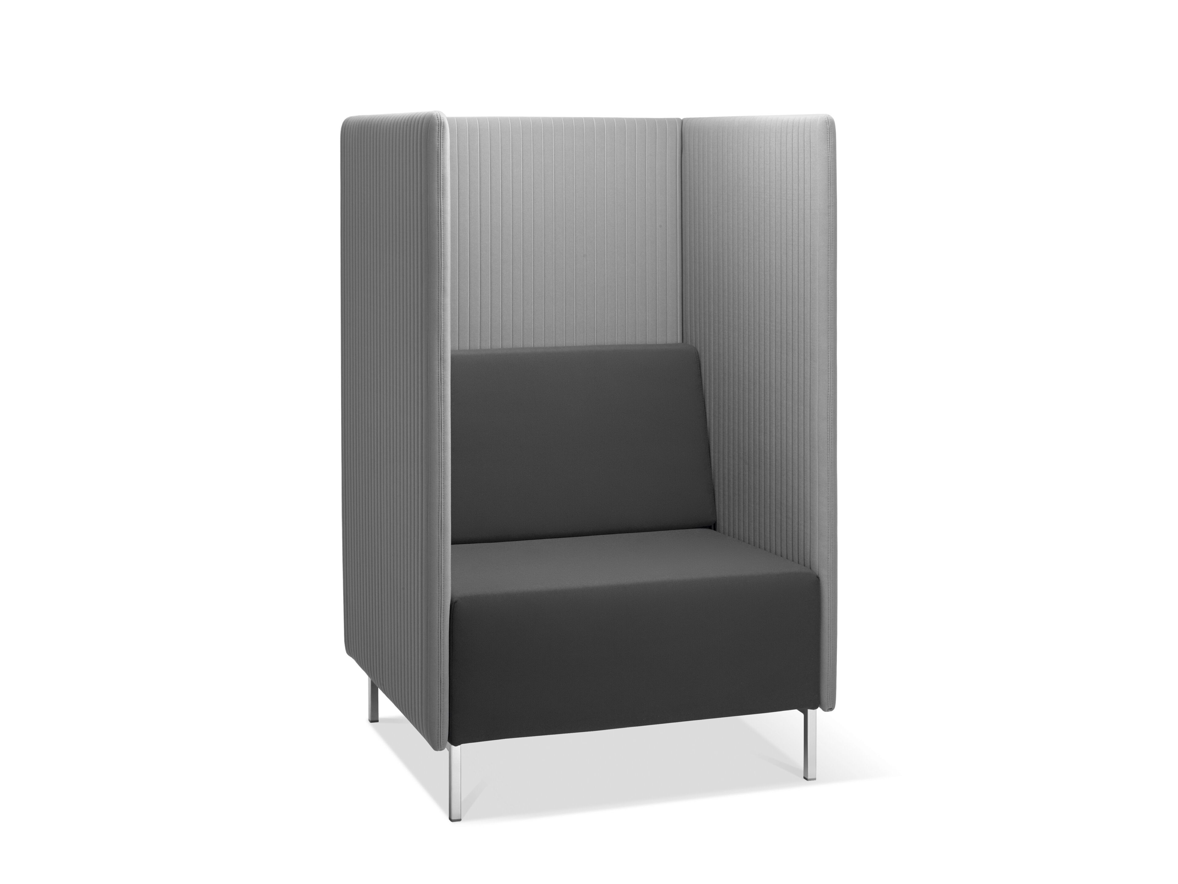 Тканевое кресло с высокой спинкой LD Seating Kubik Box ARCH-00049471