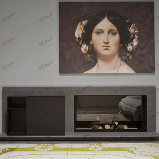 Камин на дровах PIANO FUOCO100 Antonio Lupi PIANO FUOCO с функцией отопления Antoniolupi PIANOFUOCO100