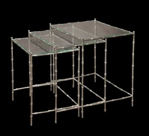 Tisserant Штабелируемый квадратный стеклянный журнальный столик