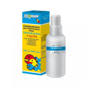Т00017434 Кондиционер для аквариумной воды Трипафлавин - ультра 50мл ЗООМИР