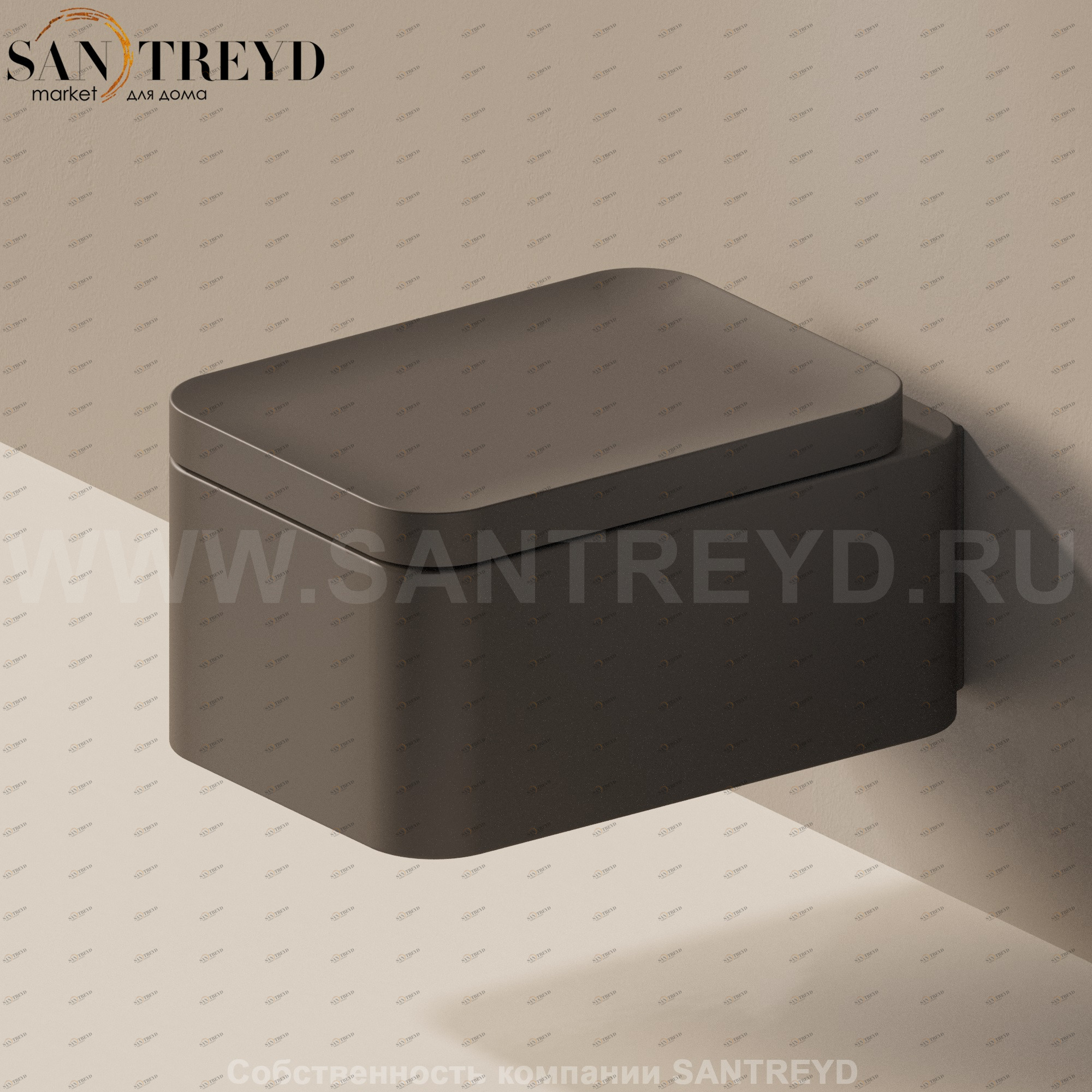 NL118G7006 Подвесной унитаз настенный Черный Ceramica Flaminia Nile Италия