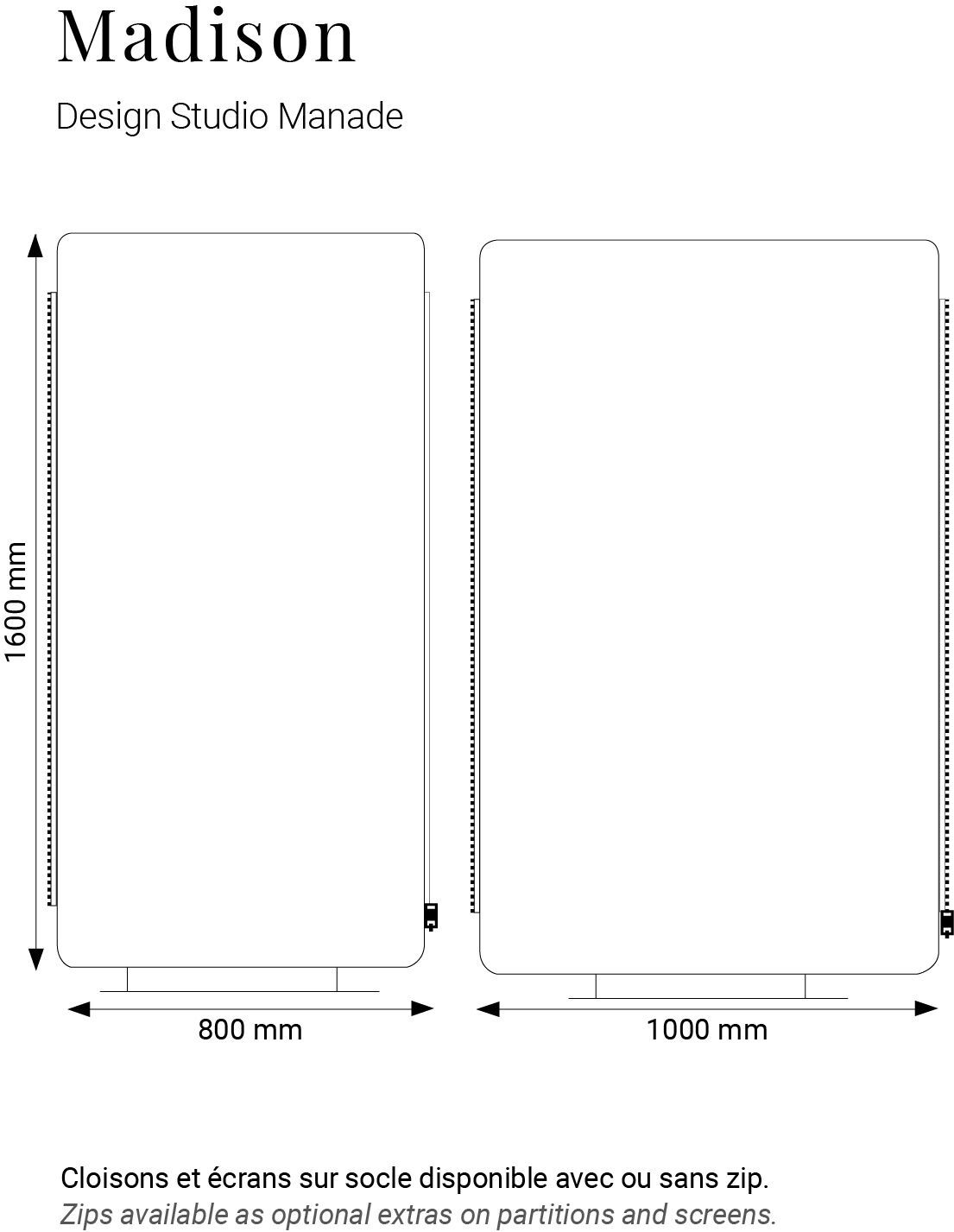 Отдельно стоящий мобильный офис перегородка Manade ARCH-00071318