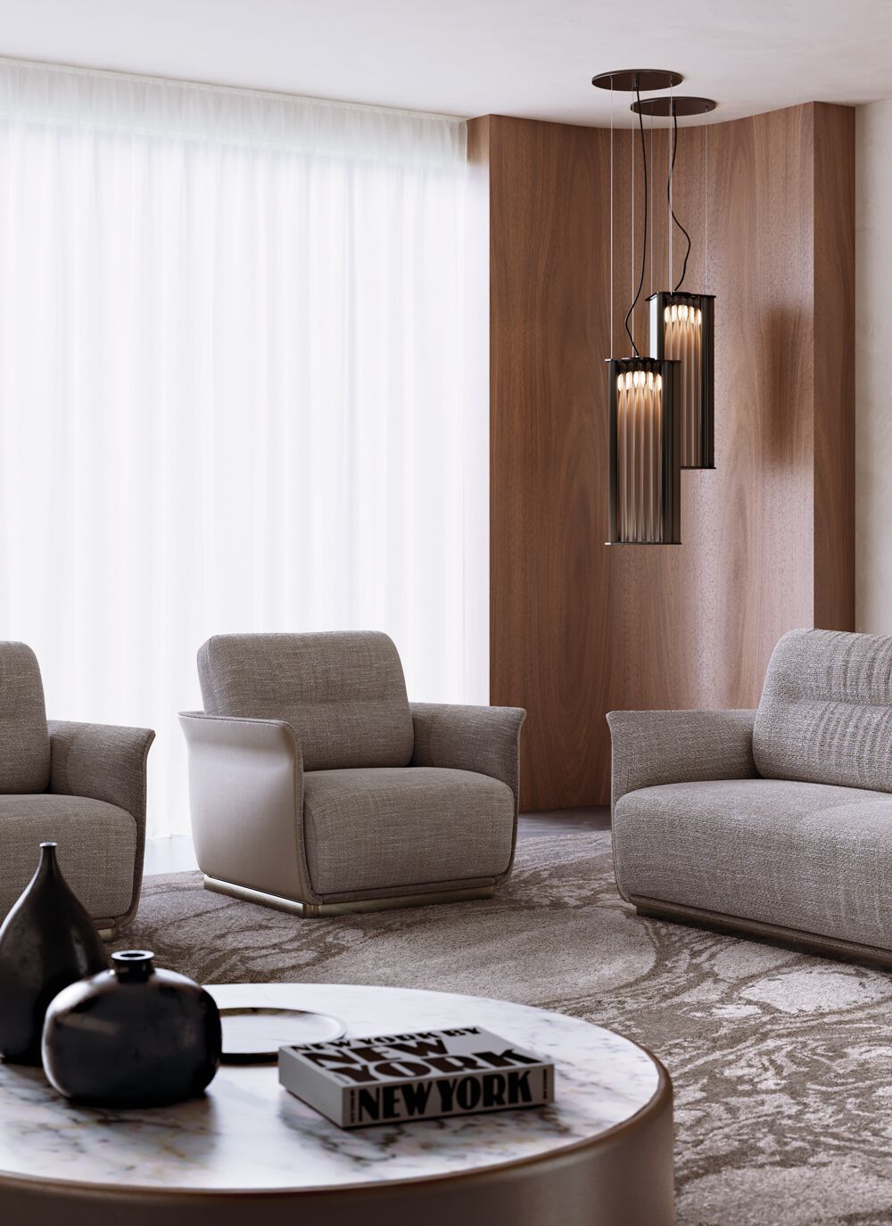 Тканевое кресло с подлокотниками Capital Collection Mon Allure ARCH-00086901 - Вид №8