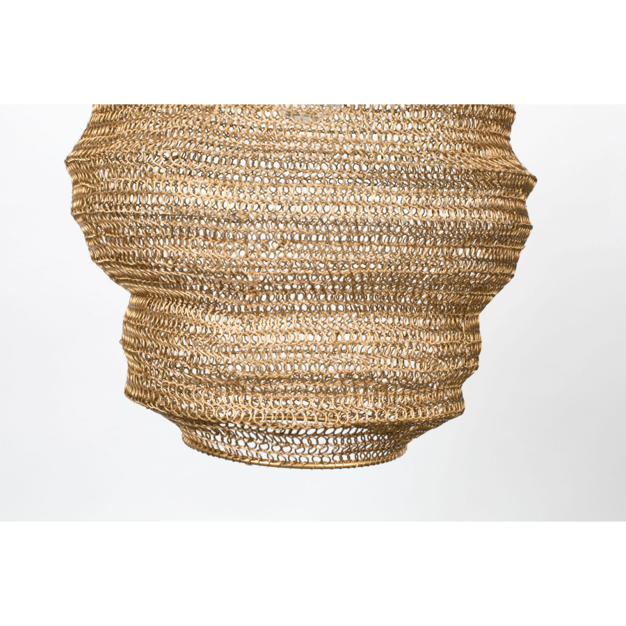 Лампа подвесная Lena L, латунь White Label Living 5300145 - Вид №6