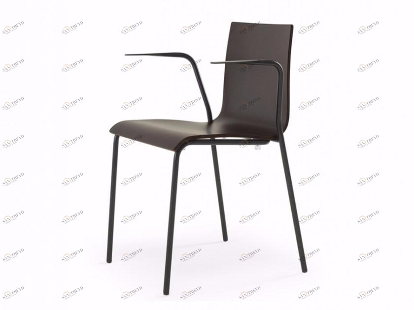 Adico Деревянный стул с подлокотниками Split sun-id-1399760