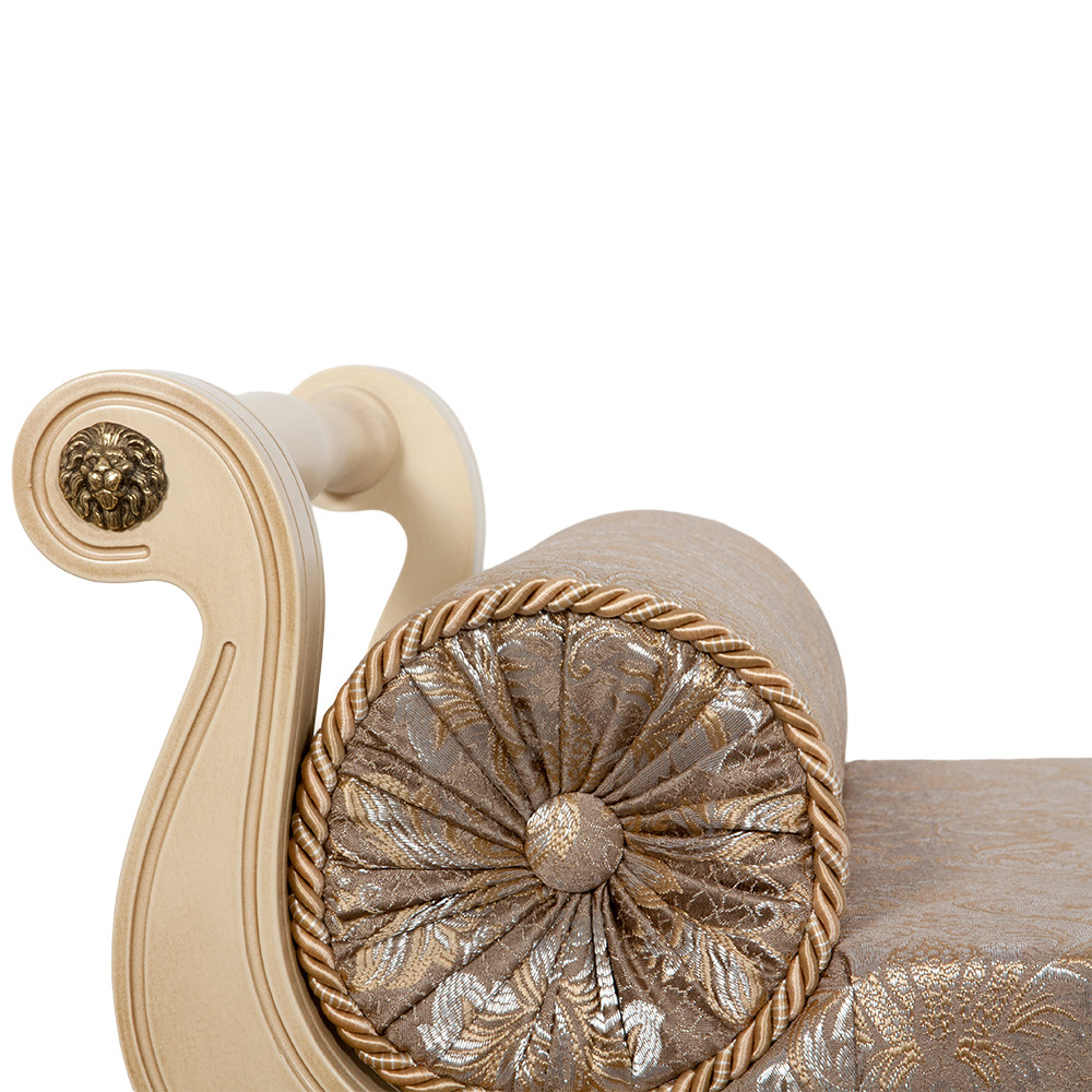 17106 Банкетка Флоренция Айвори Флора Беж BOGACHO 4627174556605 - Вид №5