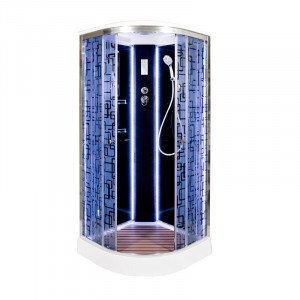 ЕМ1510 с гидромассажем (гм.) Душевая кабина DETO Серия EM