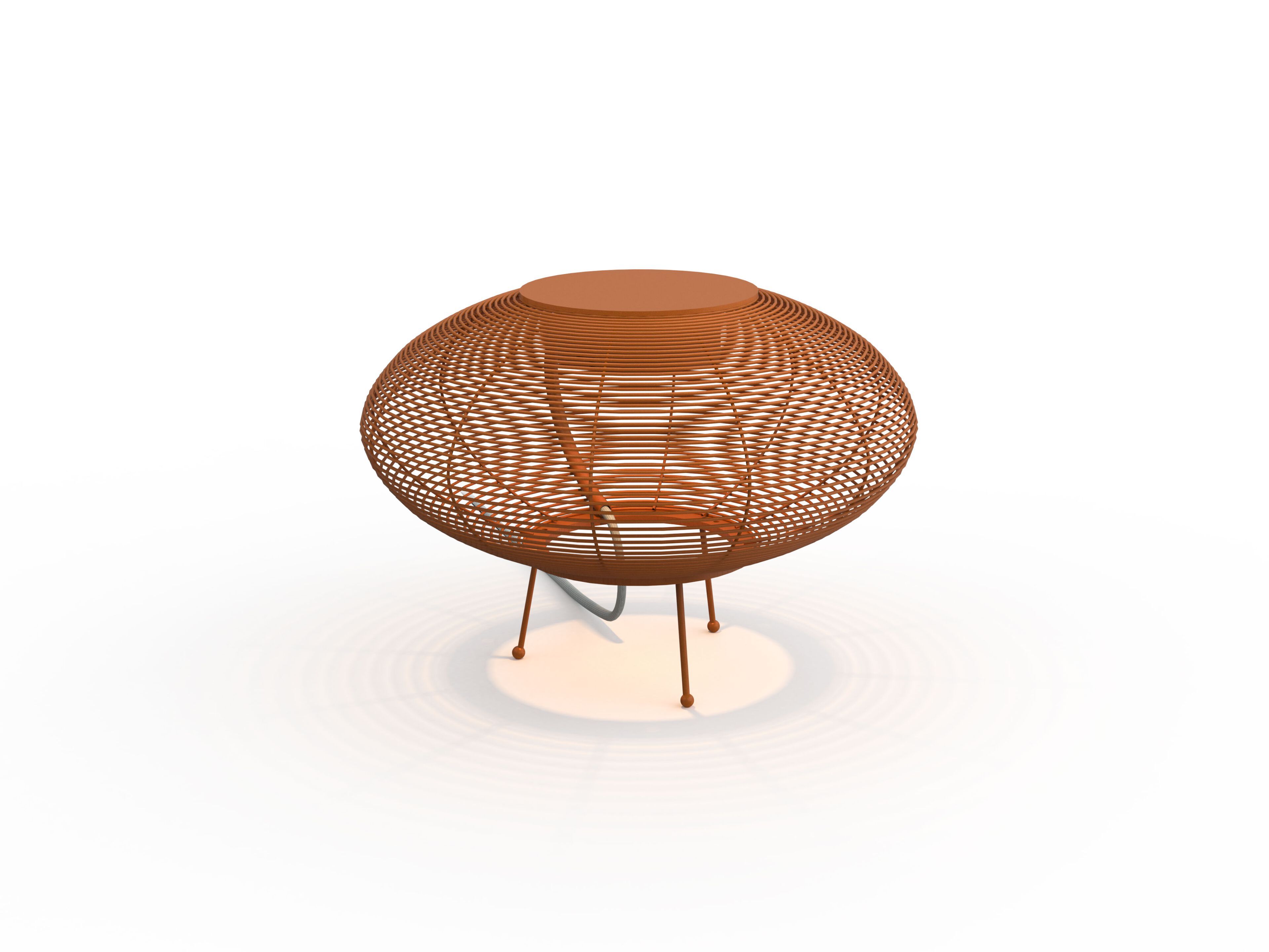 Стальная настольная лампа с порошковым покрытием GANDIABLASCO воздух ARCH-00027142